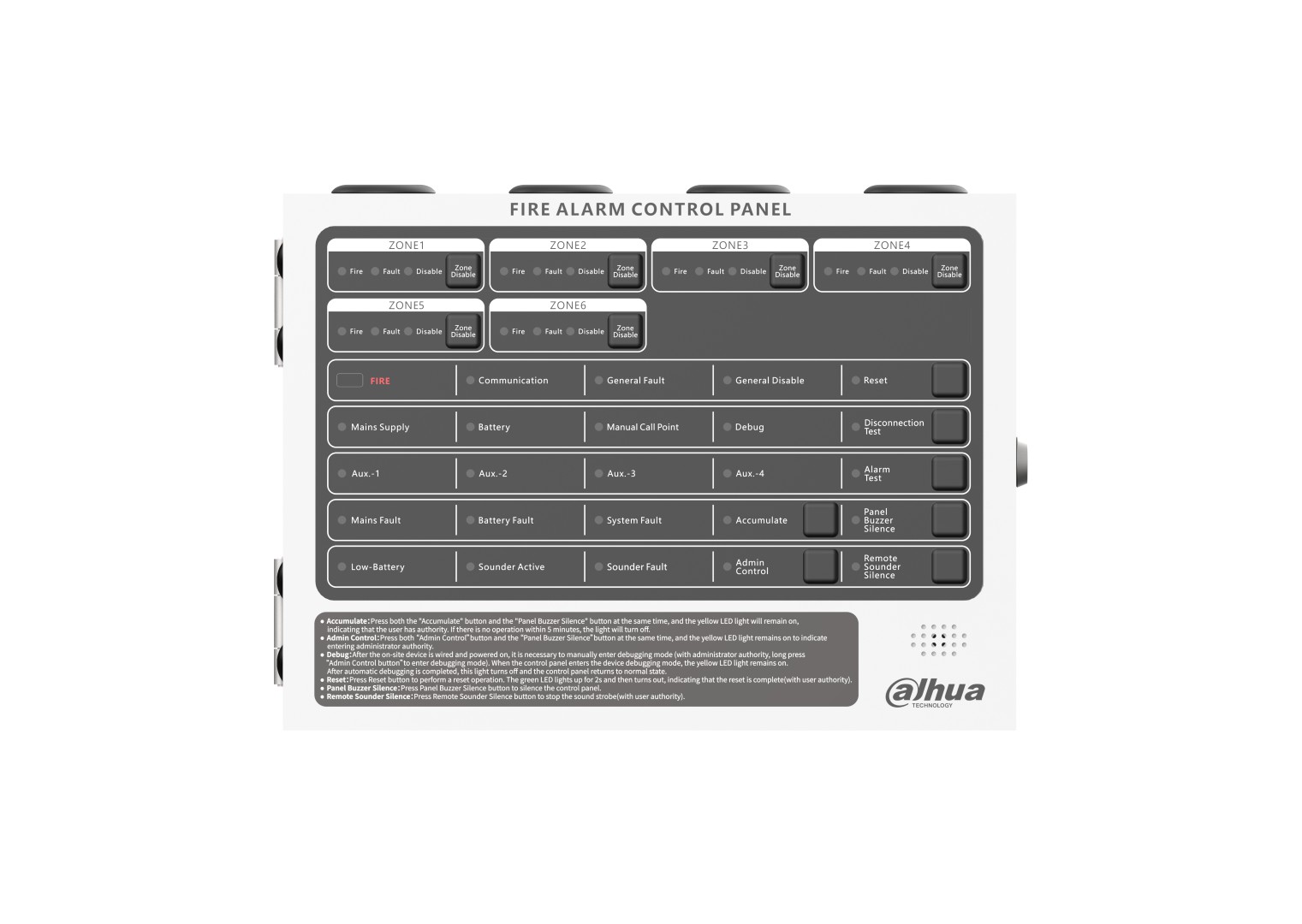 Tủ báo cháy Dahua DHI-HY-C102-6