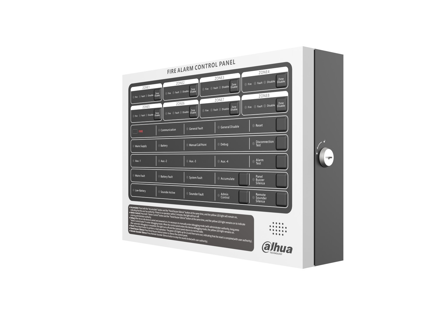 Tủ báo cháy Dahua DHI-HY-C102-8 – ảnh 3